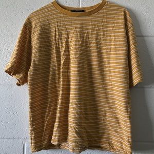 brandy melville striped loose fitting tee